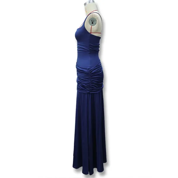 Design Ruched Strapless Gown Black Formal Dress - 32