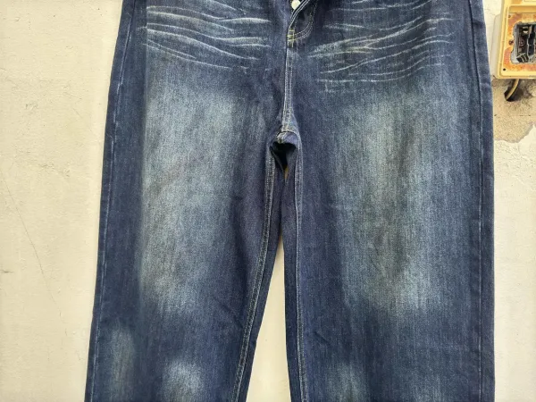Denim Tears Distressed Print Wide-Leg Jeans Multicolor - 41