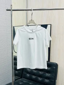 Design ELIN Embroidered Logo White T-Shirt T-Shirts