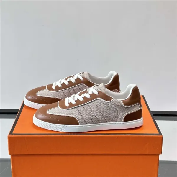 Hermès Oran Sneakers White with Gum Sole Sneakers - 10