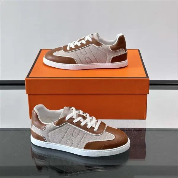 Hermès Oran Sneakers White with Gum Sole Sneakers - 13