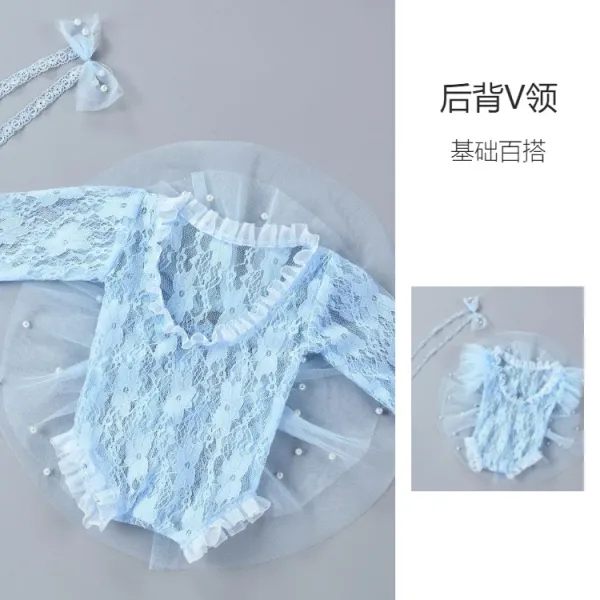 Design Lace Tutu Set White Dress - 6