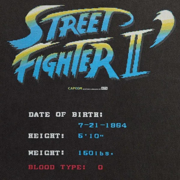 Kith x Capcom Street Fighter II Champion Edition Ryu Black T-Shirt - 29