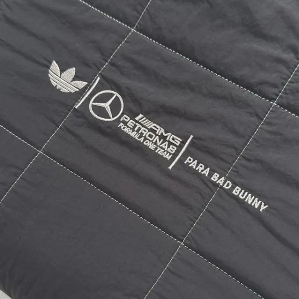 Design Mercedes-AMG Petronas Formula One Team Racing Jacket Black Outerwear Jacket - 27