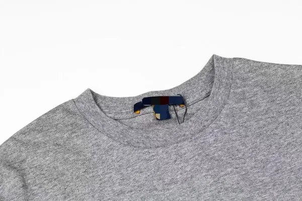Maison Margiela x Maison Margiela Flower Graphic Oversized Gray T-Shirt - 3