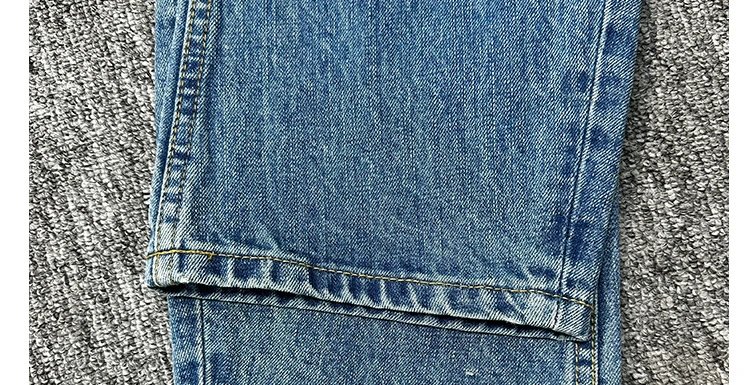 Design High-Waisted Distressed Button-Fly Jeans Blue - 29
