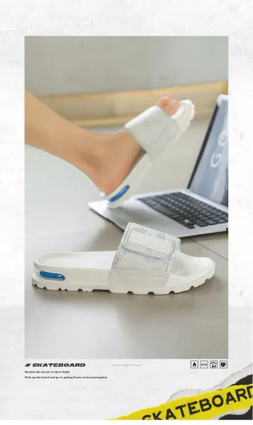 Vans Slide-On Camo White Slippers - 13