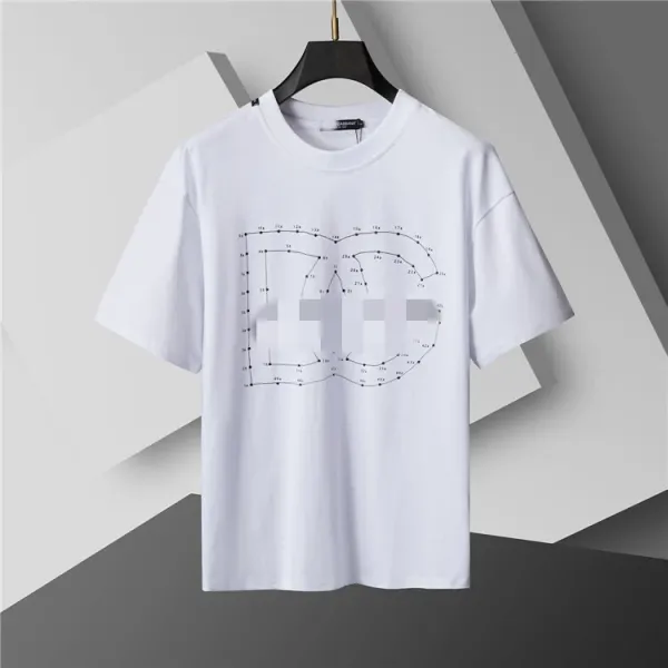 Design Graphical Plot T-Shirt White - 1