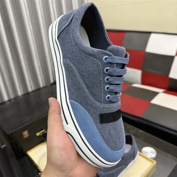 Off-White Pink Canvas Sneakers - 6