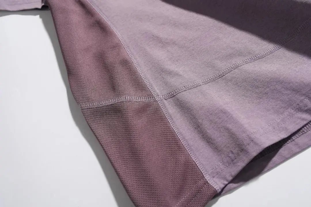 Design Color-Block Performance Base-Layer Top Mauve - 12