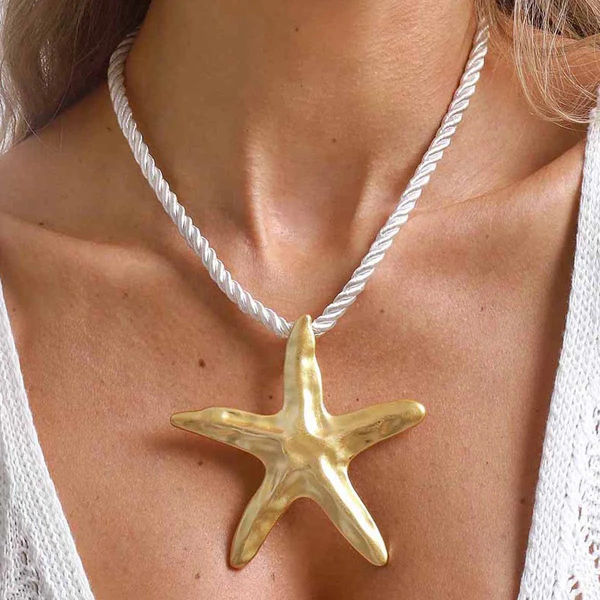 Sea Theme Pendant Necklace Assorted Colors Coastal Jewelry