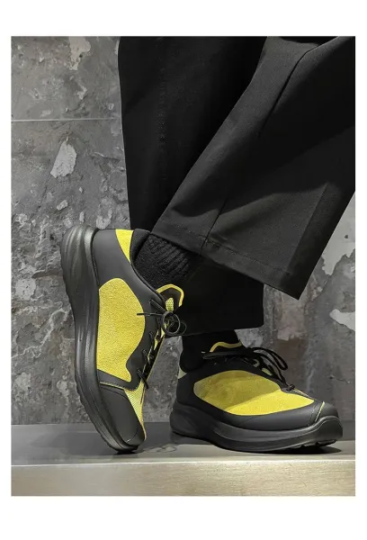 Design Chunky Mesh Sneakers in Off-White - 21