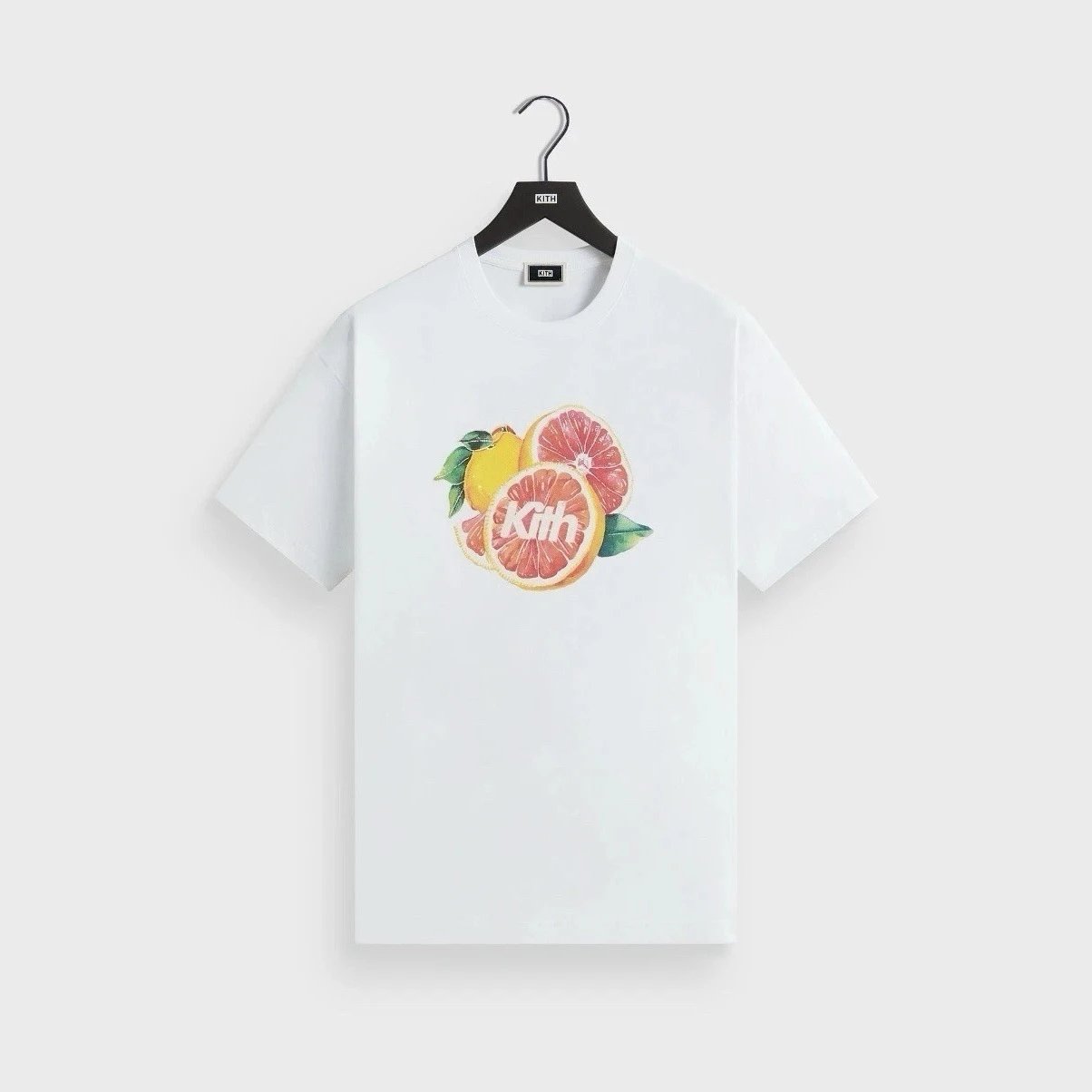 Kith Graphic Print White Black Beige Casual T-Shirt