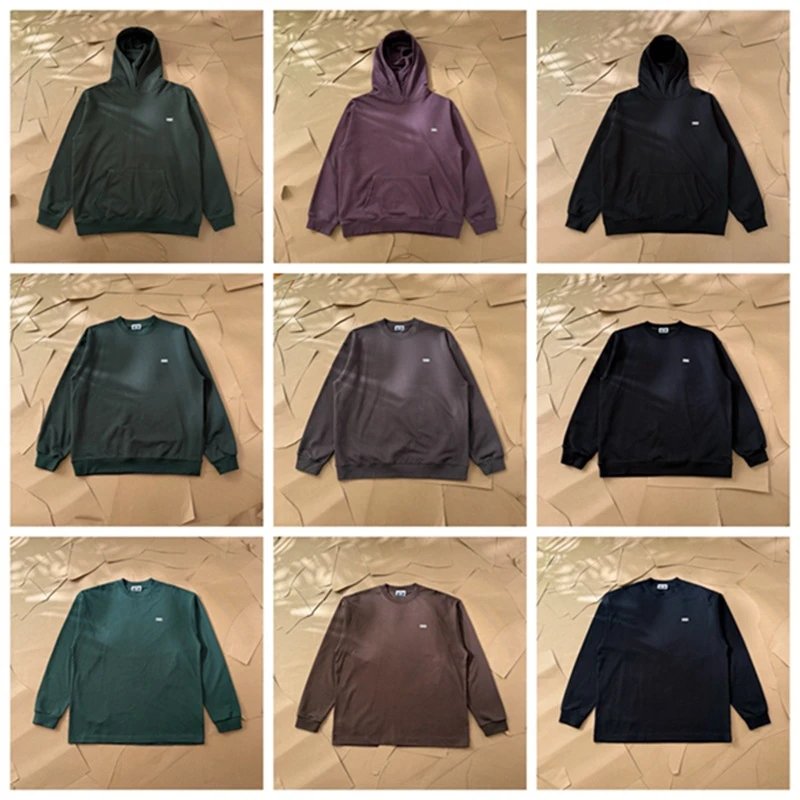 Overseas Premium 9-Color KITE Classic Minimalist Hooded Sweatshirt Fleece Pullover Unisex Tee