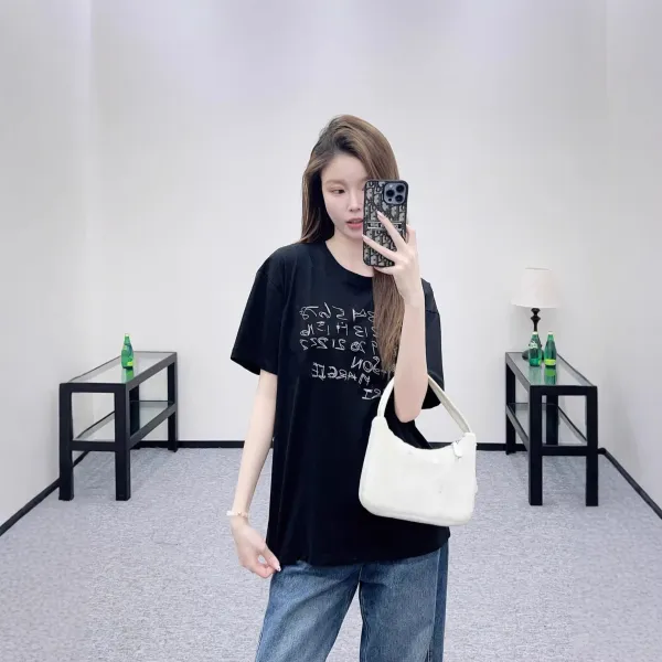 Maison Margiela Tabi Numerals Black T-Shirt - 4