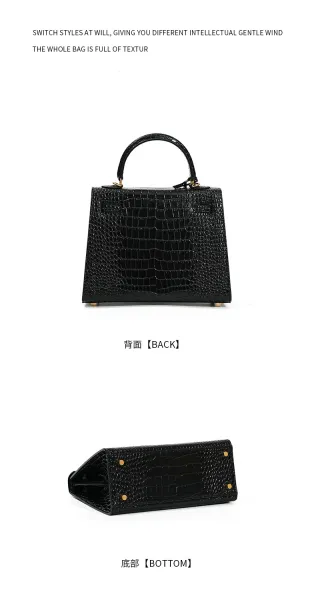 Hermès Kelly Mini Crocodile Gray Handbag - 29