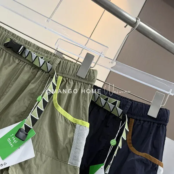 C.P. Company Cargo Shorts Navy with Reflective Trim - 13