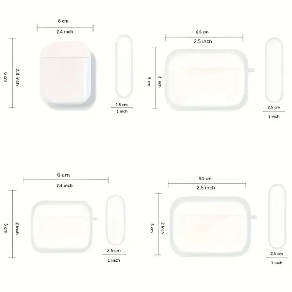 Design 'Don't Touch My Pods' Black Silicone AirPods Case with Carabiner Electronics - 8