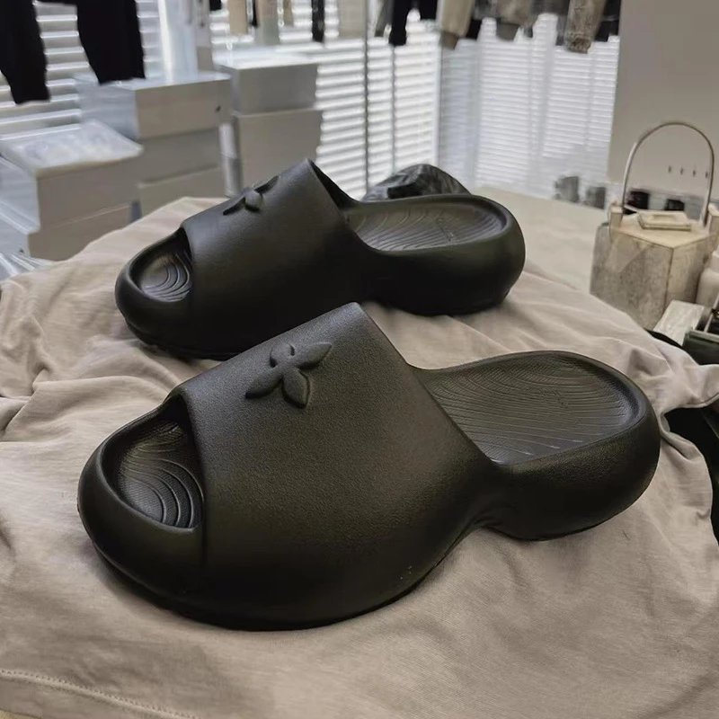 Louis Vuitton Monogram Slide Black Slippers - 6