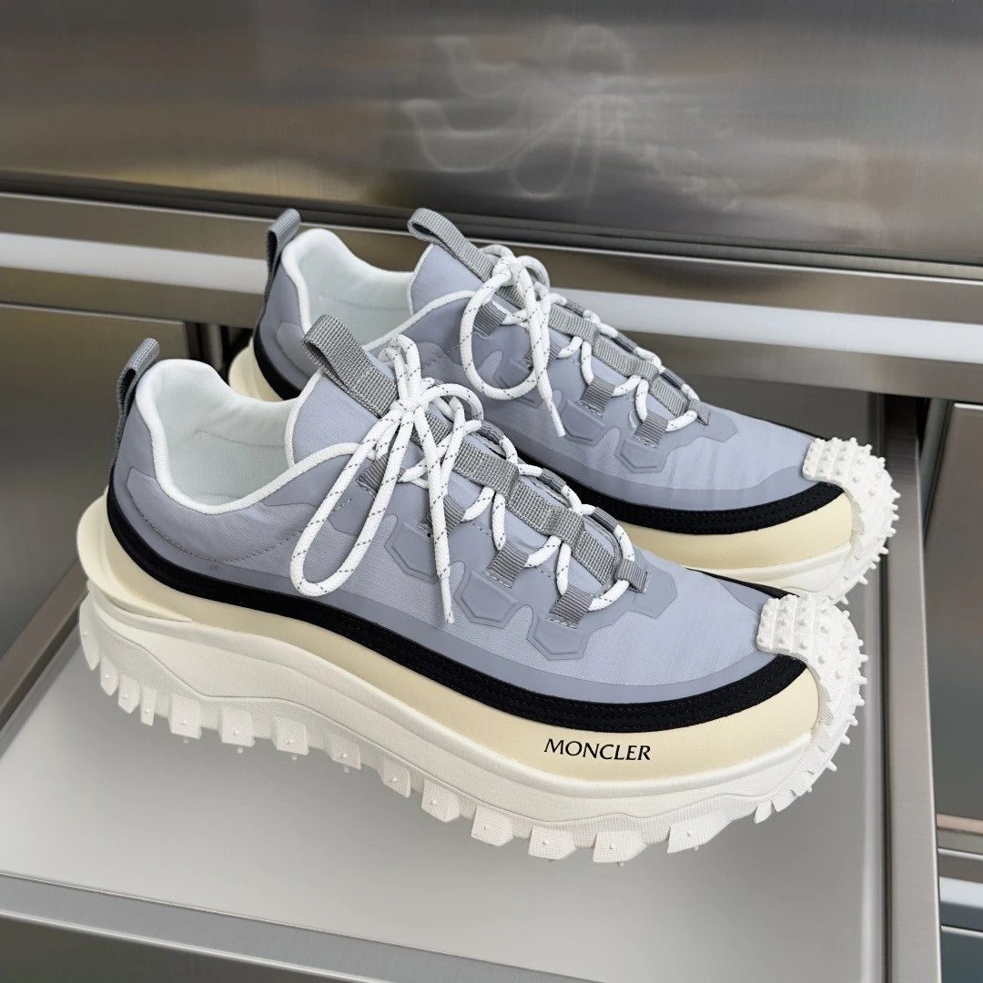 Moncler Trail Runner Beige Chunky Sneakers - 13