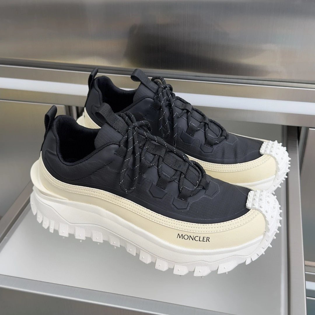 Moncler Trail Runner Beige Chunky Sneakers - 15