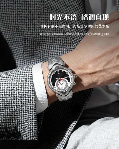 Design Precious Duke Chronograph Green Dial Silver Watch Watches - 8