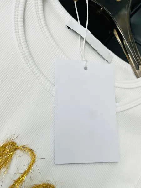 Acne Studios Gold Thread Embroidered White Long-Sleeve Top - 8