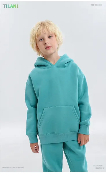 Design Oversized Hoodie and Sweatpants Set Sage Green Casual Set - 17