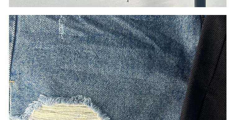 Design Distressed High-Waisted Frayed Hem Denim Shorts - 22
