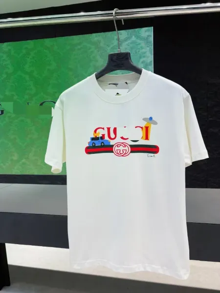 Gucci x Eum R. Graphic Print White T-Shirt - 1