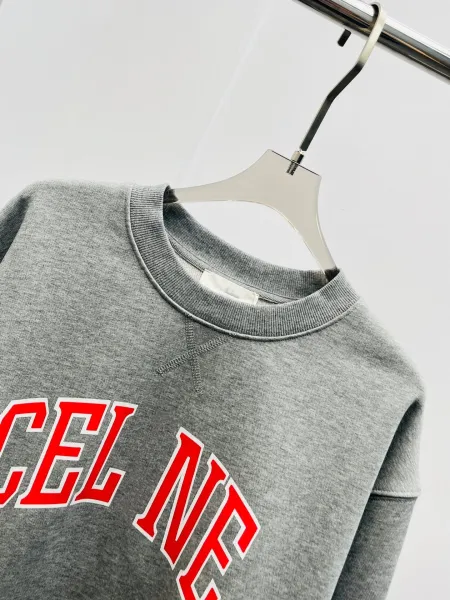 Celine Arch Logo Gray Hoodie - 11