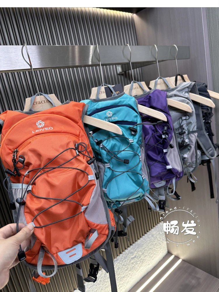 Design Leiveo Outdoor Mesh Backpack Navy Backpacks - 3