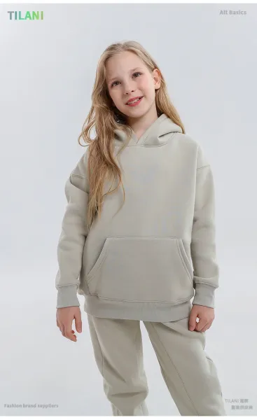 Design Oversized Hoodie and Sweatpants Set Sage Green Casual Set - 81