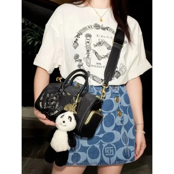 Coach Graphic Print T-Shirt Black - 10