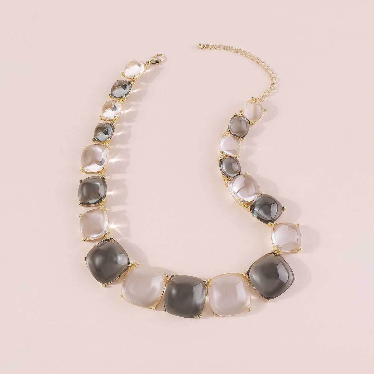 Design Statement Crystal Gradient Necklace Jewelry - 22