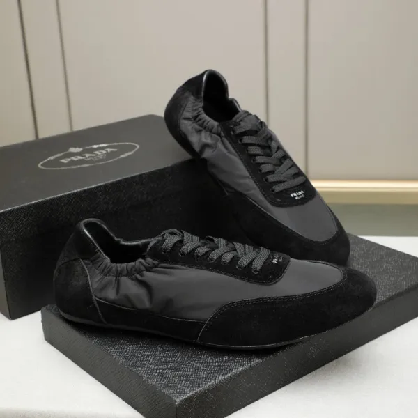 Prada Re-Nylon Low-Top Sneakers Black - 1