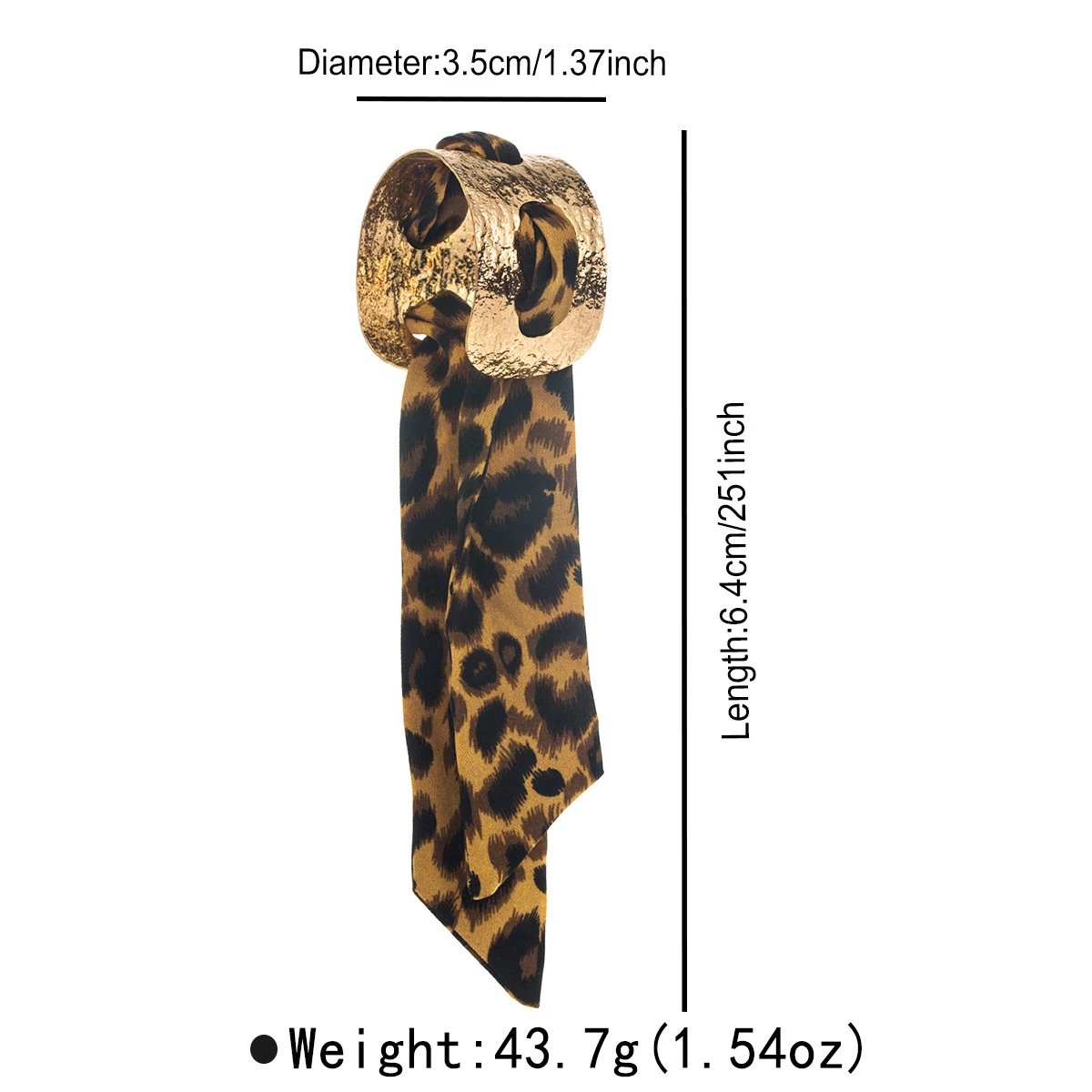 B3474 Brown Leopard Print