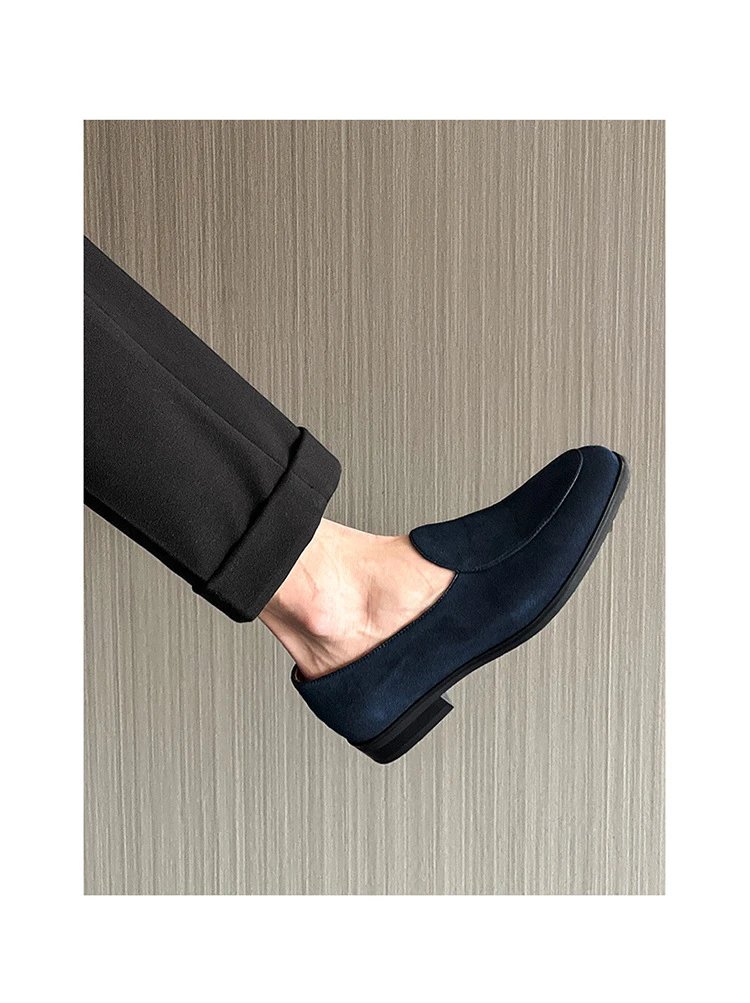 Design Suede Loafer Brown Casual Shoes - 5