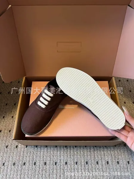 Aimé Leon Dore Canvas Sneakers Beige Canvas Shoes - 7