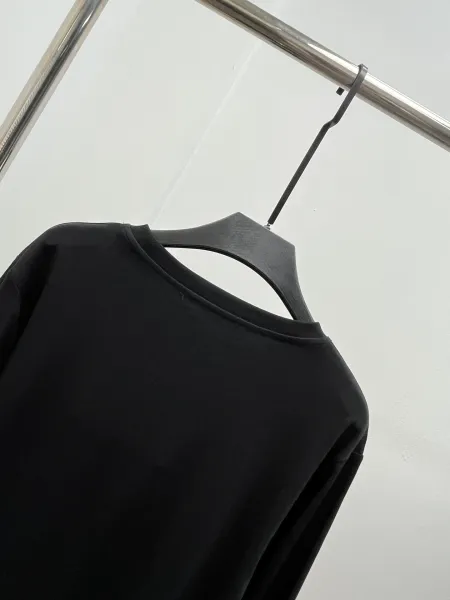 Alexander Wang Wa9 Embellished Black Long-Sleeve T-Shirt - 10
