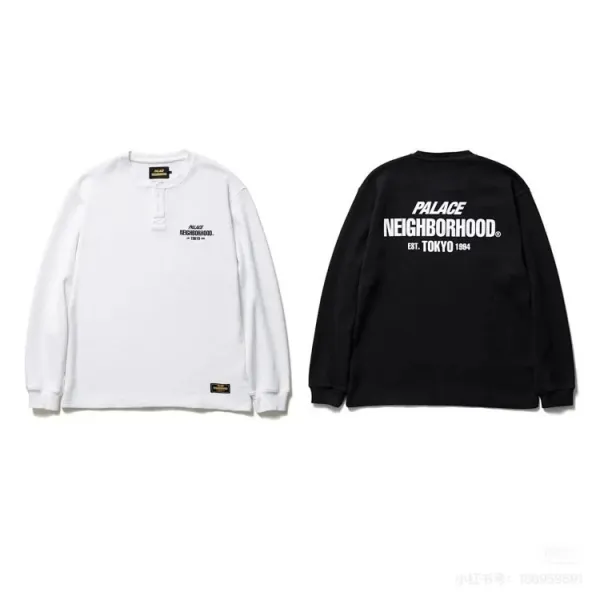 Palace x Neighborhood White Collaboration Hoodie - 13