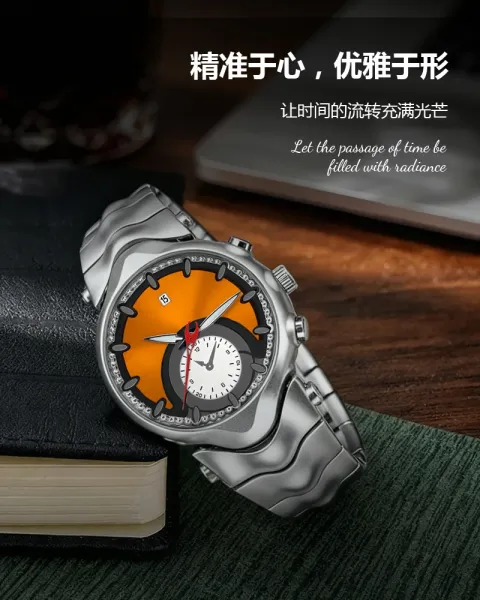 Design Precious Duke Chronograph Green Dial Silver Watch Watches - 6