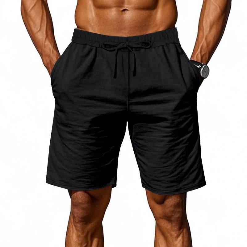 Design Drawstring Waist Shorts White - 69