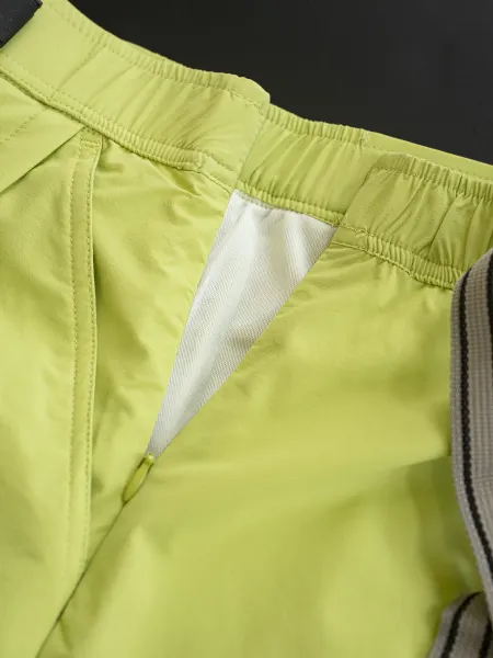 Design Wrap Skirt Shorts Lime Green Functional Sporty Shorts - 25