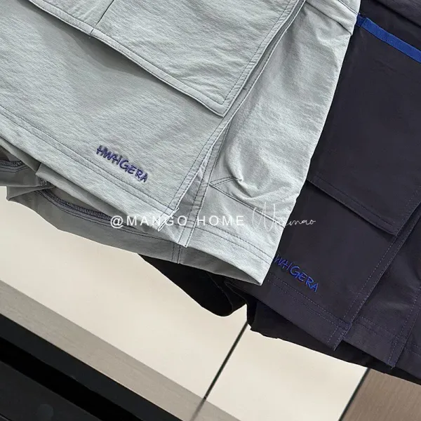 Design Hivngera Utility Shorts Navy Blue Shorts - 11