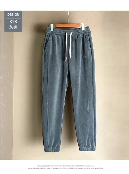 Design Jogger Pants Charcoal Gray Sweatpants - 8