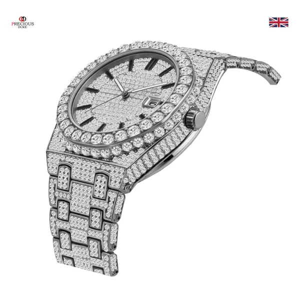 Design Precious Duke All-Black Pave Crystal Watch Watches - 17