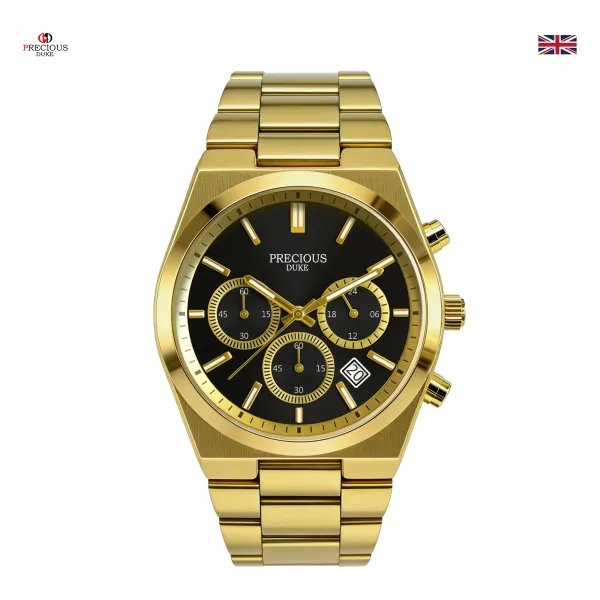 Design Precious Duke Chronograph Silver Stainless Steel Watch Watches - 13