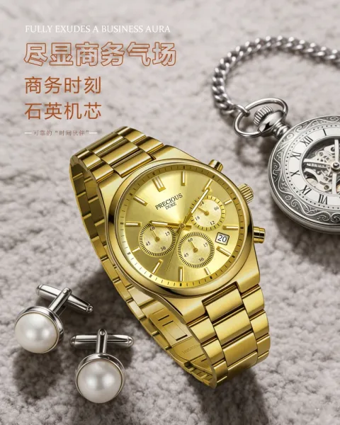 Design Precious Duke Chronograph Silver Stainless Steel Watch Watches - 8