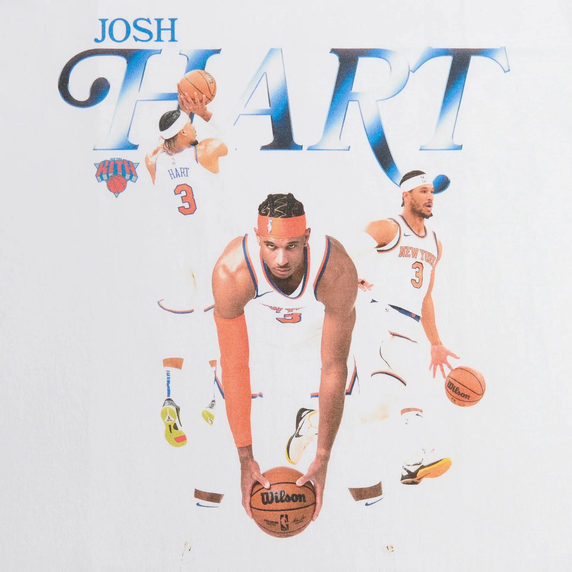 Kith x New York Knicks Jalen Brunson Graphic T-Shirt Black - 34